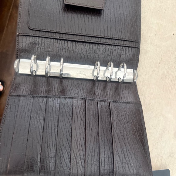 Authentic GUCCI Agenda Cover Sherry Line GG Canvas Leather. - Picture 6 of 9